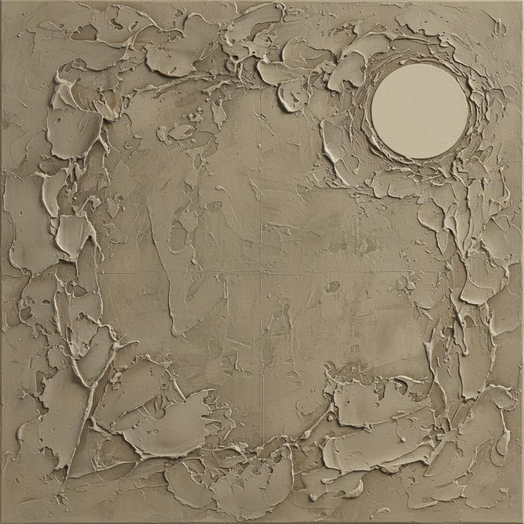 Monolithische Echos In Taupe: Eine Skulpturale Studie Spontaner Organischer Form — David Moreau