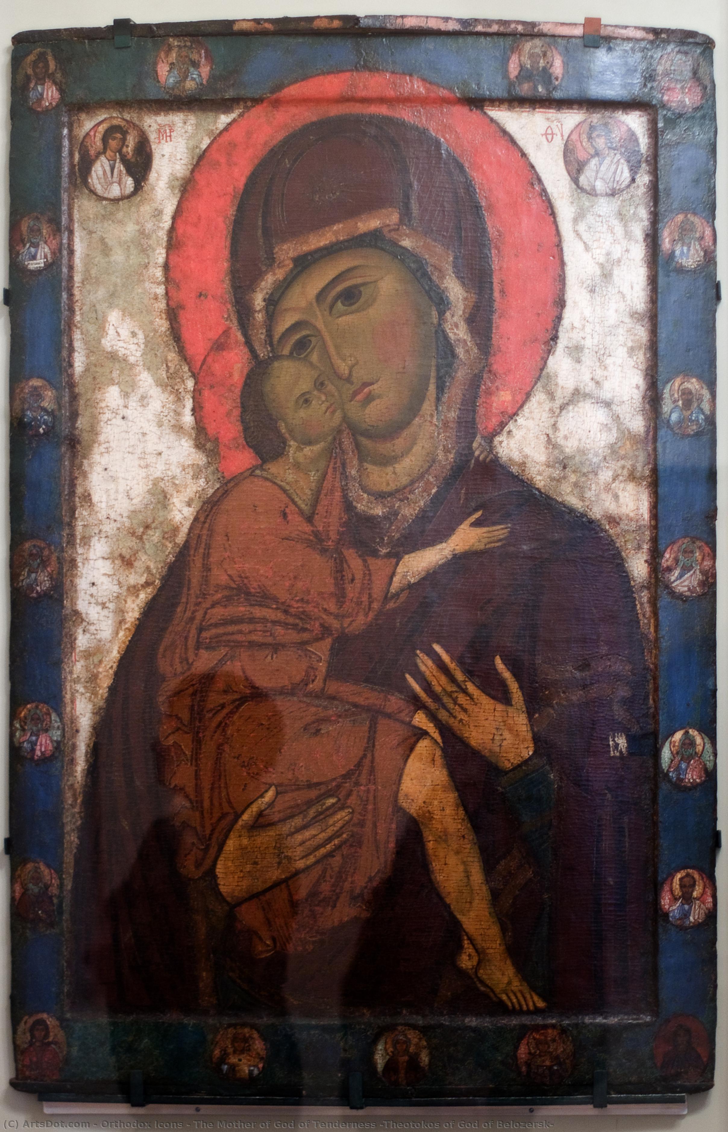 The Mother Of God Of Tenderness (theotokos Of God Of Belozersk) — Iconos Ortodoxos