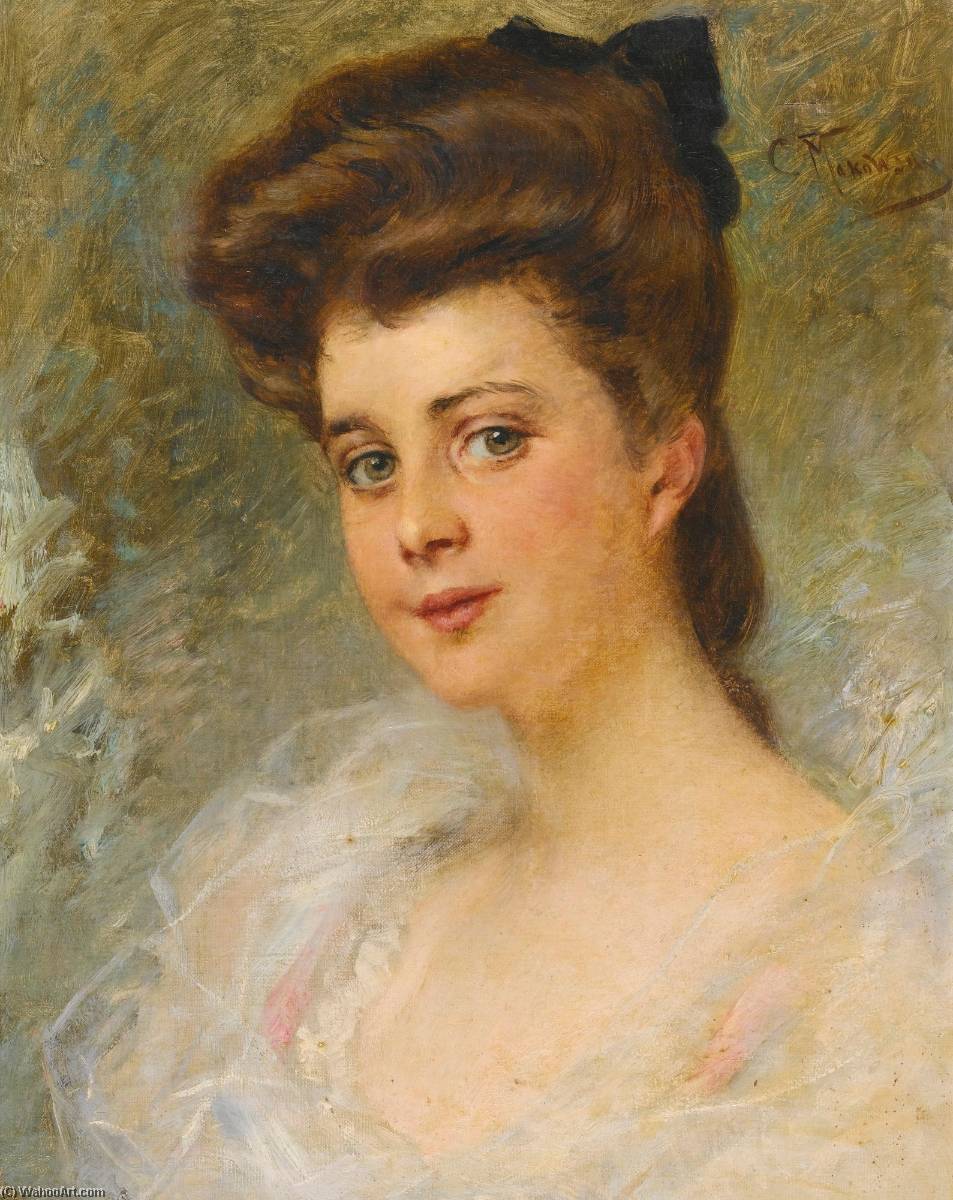 Portrait Of A Lady Said To Be Countess Apraxine — Konstantin Yegorovich Makovsky