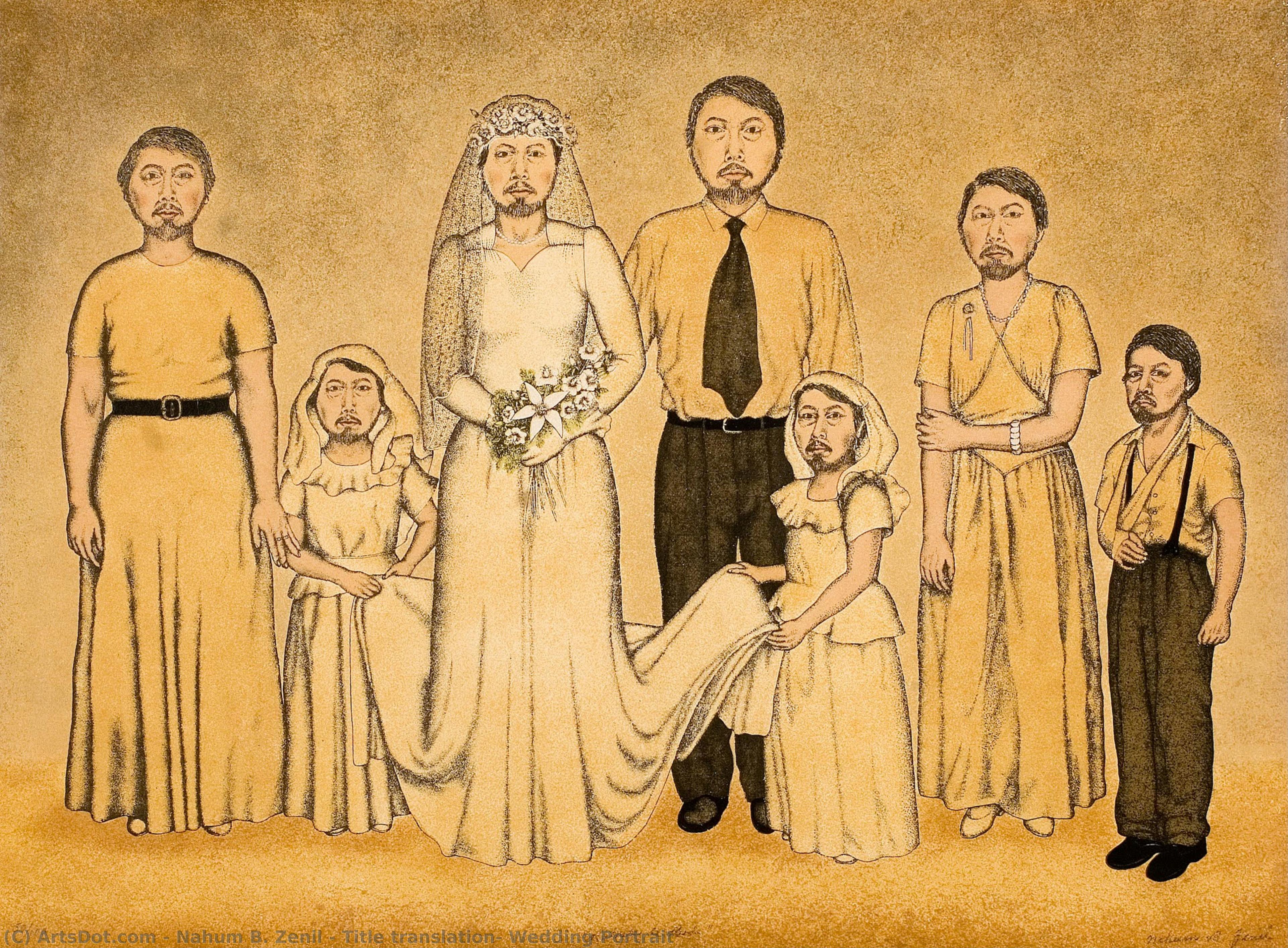 Title Translation: Wedding Portrait — Nahum B. Zenil