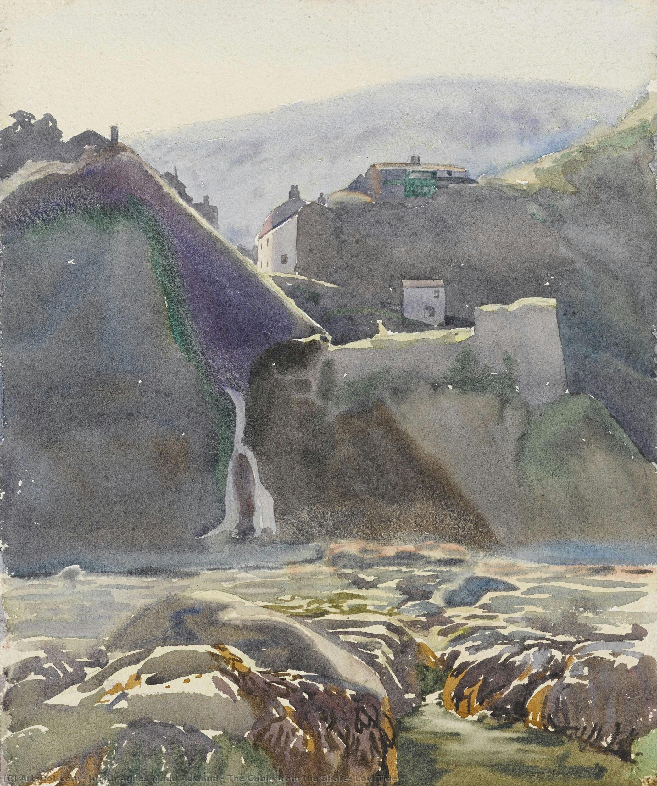 The Cabin From The Shore, Low Tide — Judith Agnes Maud Ackland