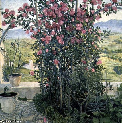 Valley In Umbria — Aleksandr Jakovlevic Golovin