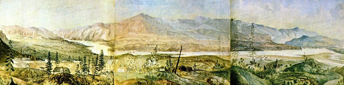 Fort Dalles On The Columbia River — James Madison Alden