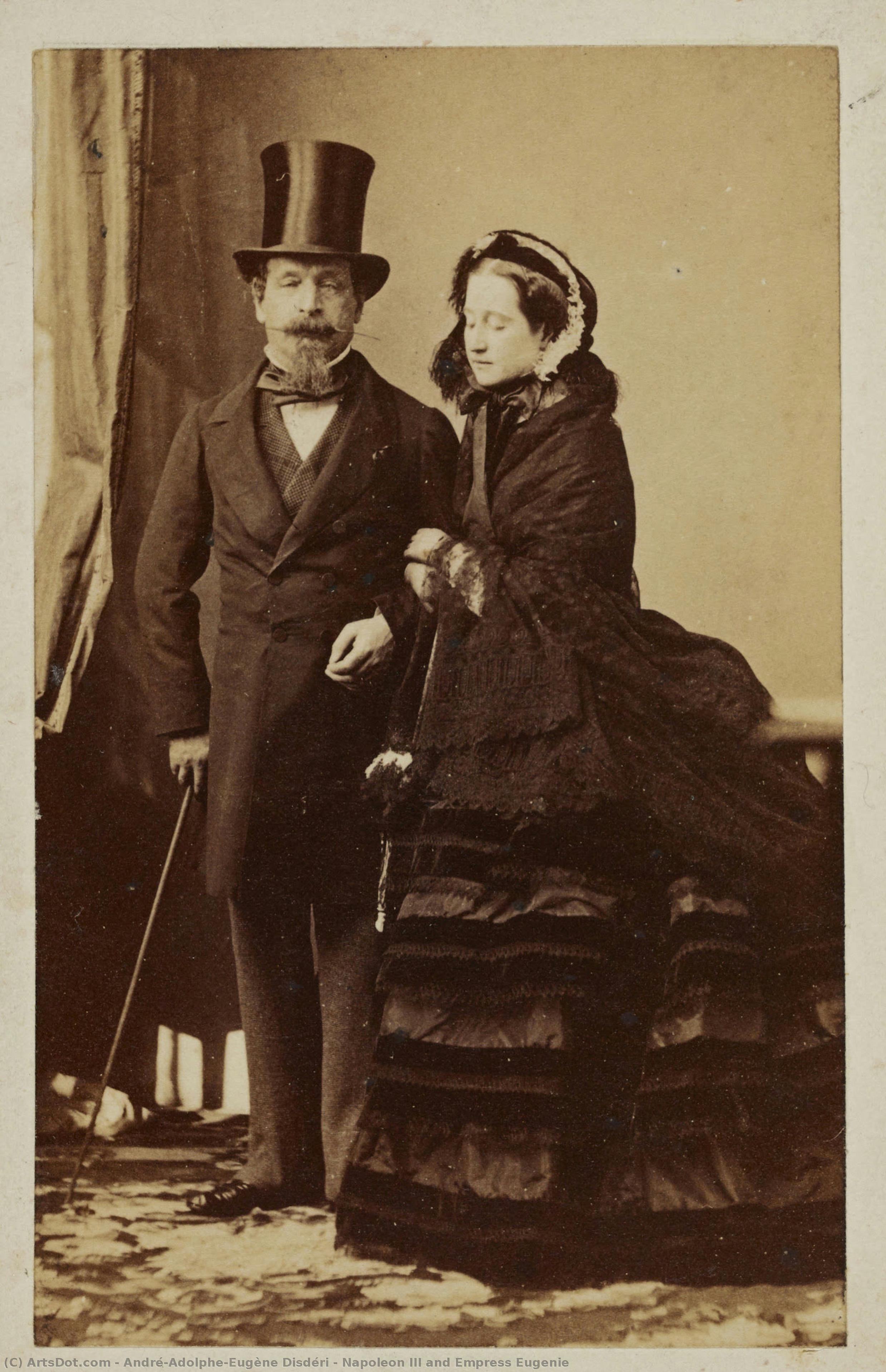 Napoleon Iii. Und Kaiserin Eugénie — André-adolphe-eugène Disdéri