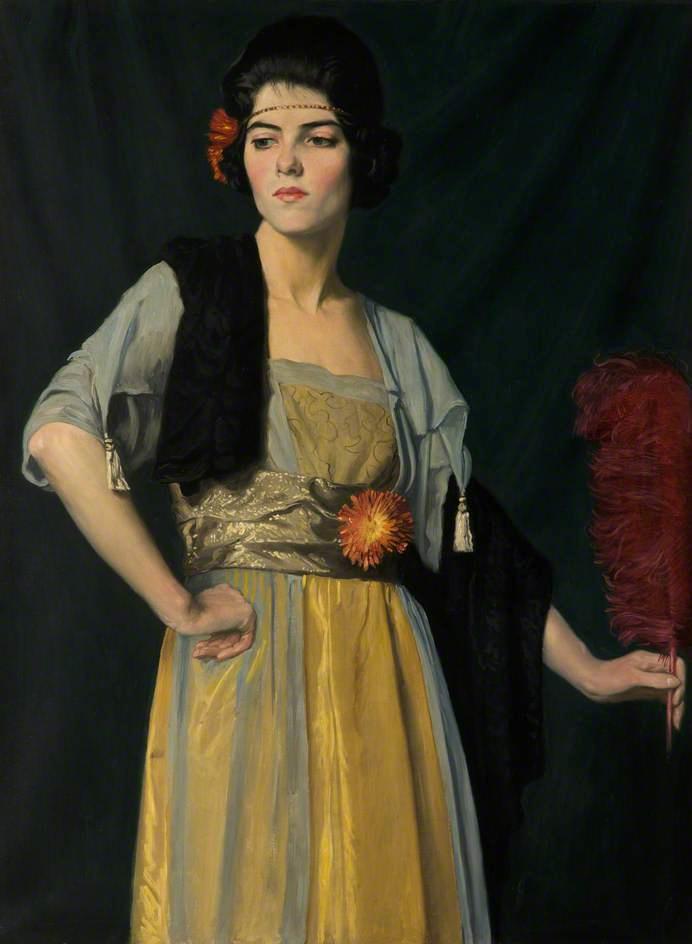The Feather Fan — William Strang