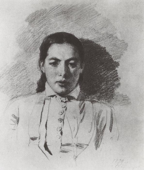 Portrait N. V. Yakunchikova — Vasily Dmitrievich Polenov