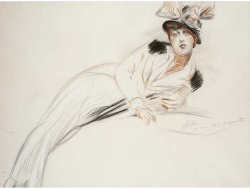 Portrait Of Margaret Kelly — Paul César Helleu
