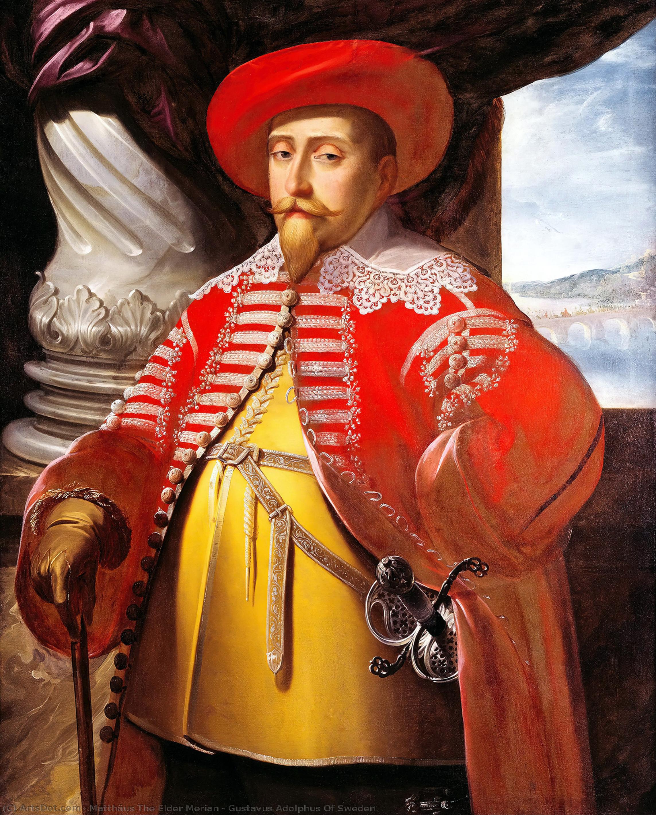Gustavus Adolphus Of Sweden — Matthäus The Elder Merian