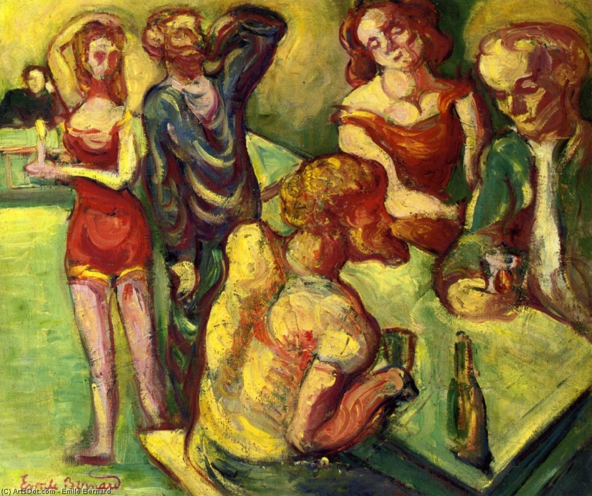 At The Cabaret — Эмиль Бернар