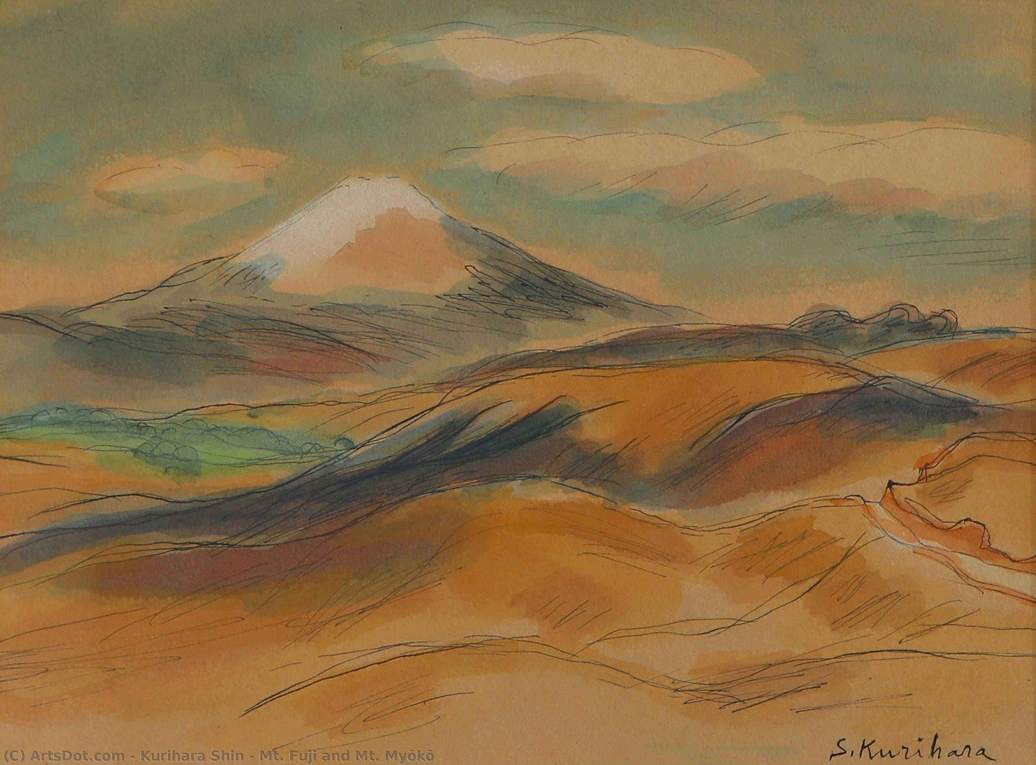 Mt. Fuji And Mt. Myōkō — Kurihara Shin