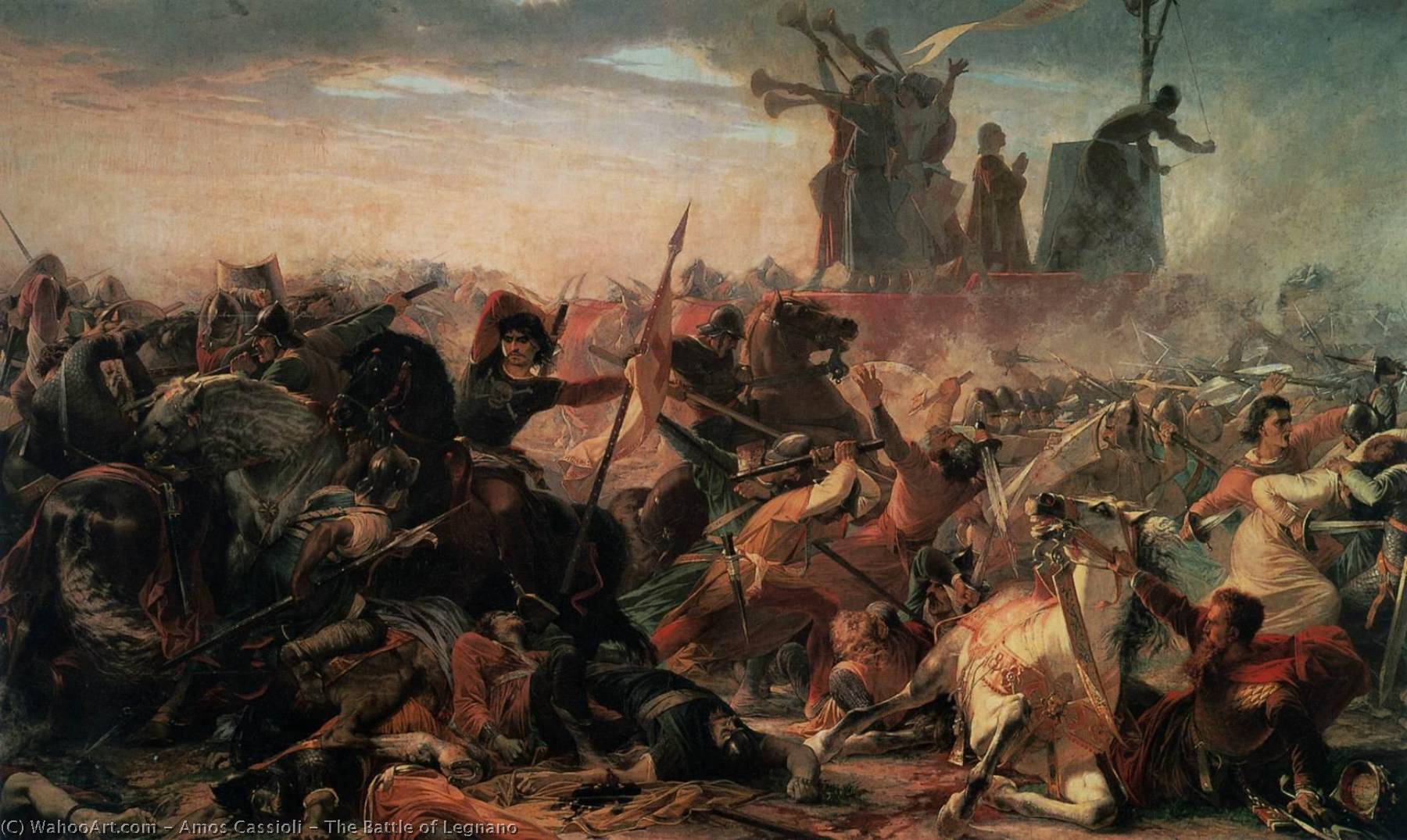 The Battle Of Legnano — Amos Cassioli