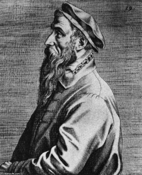 Portrait Of Pieter Bruegel The Elder — Dominicus Lampsonius