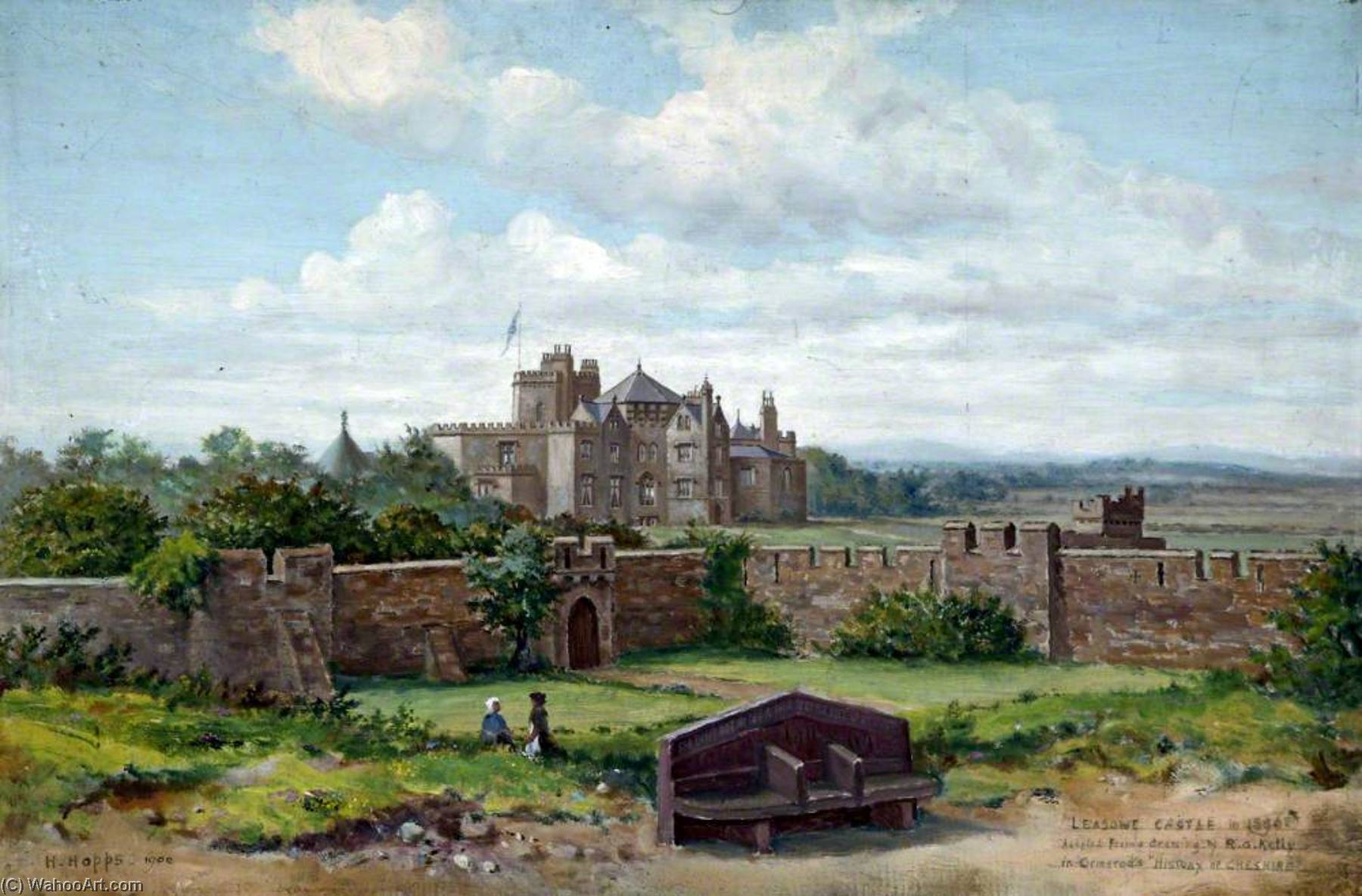 Leasowe Castle, Wirral, In 1896 — Harold Hopps