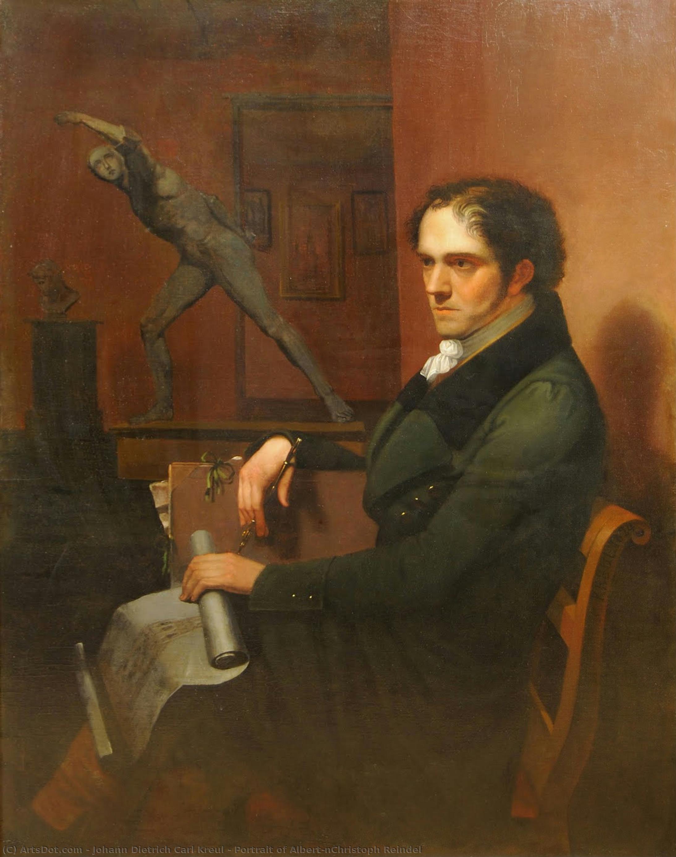 Portrait Of Albert\nchristoph Reindel — Johan Dietrich Karl Kreul