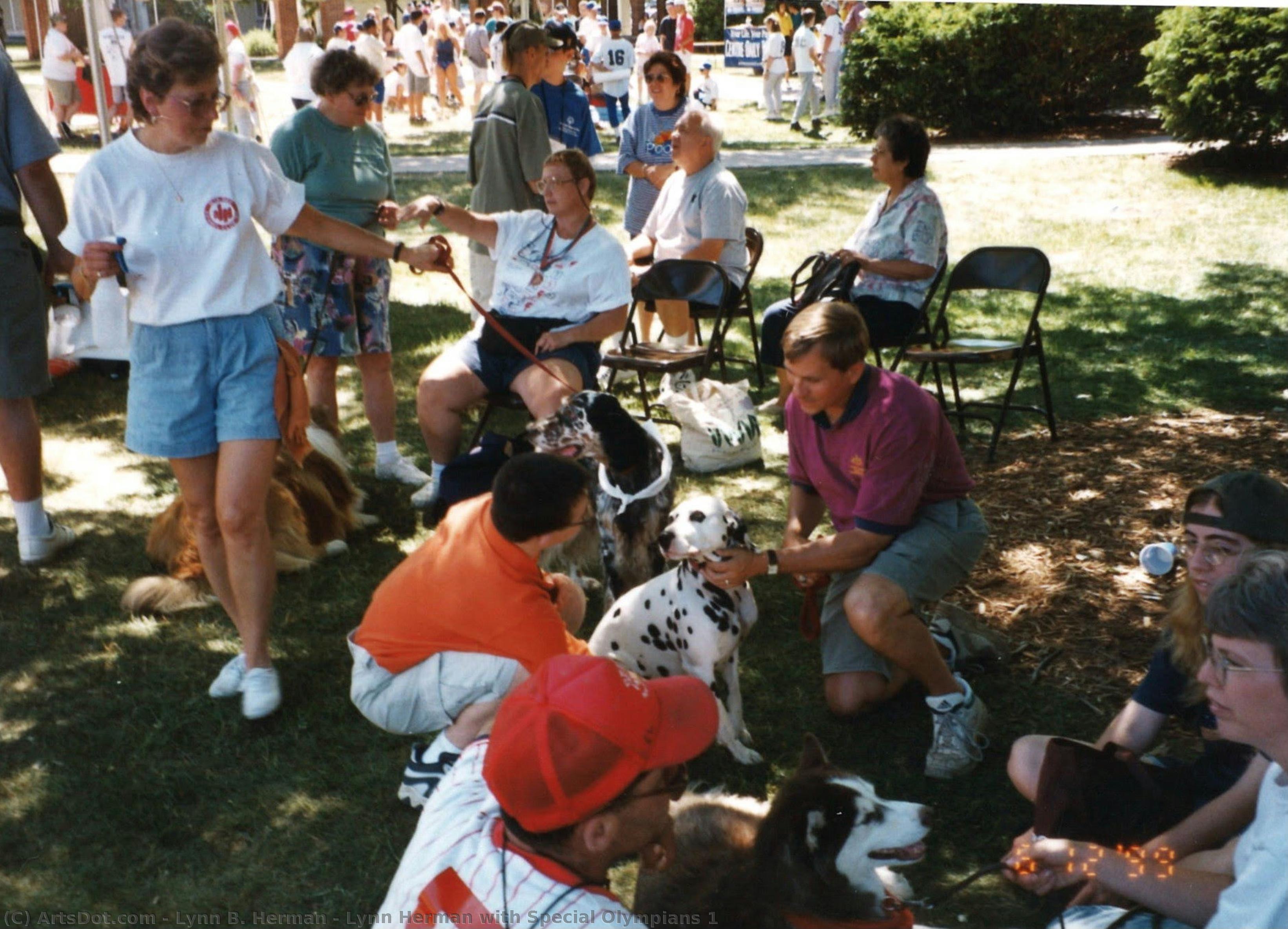 Lynn Herman With Special Olympians 1 — Lynn B. Herman