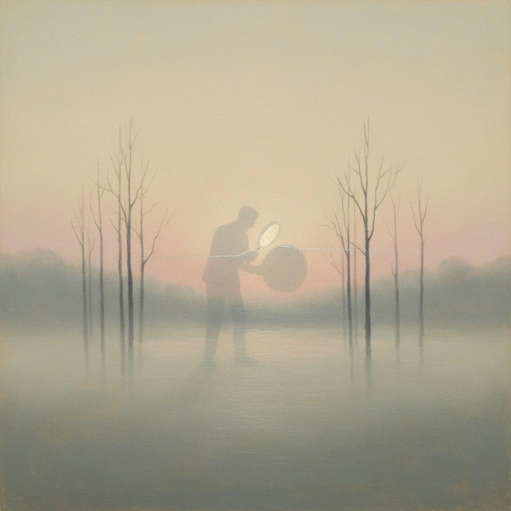 Das Gebundene Leuchten Im Ätherischen Nebel — Pierre Pelletier