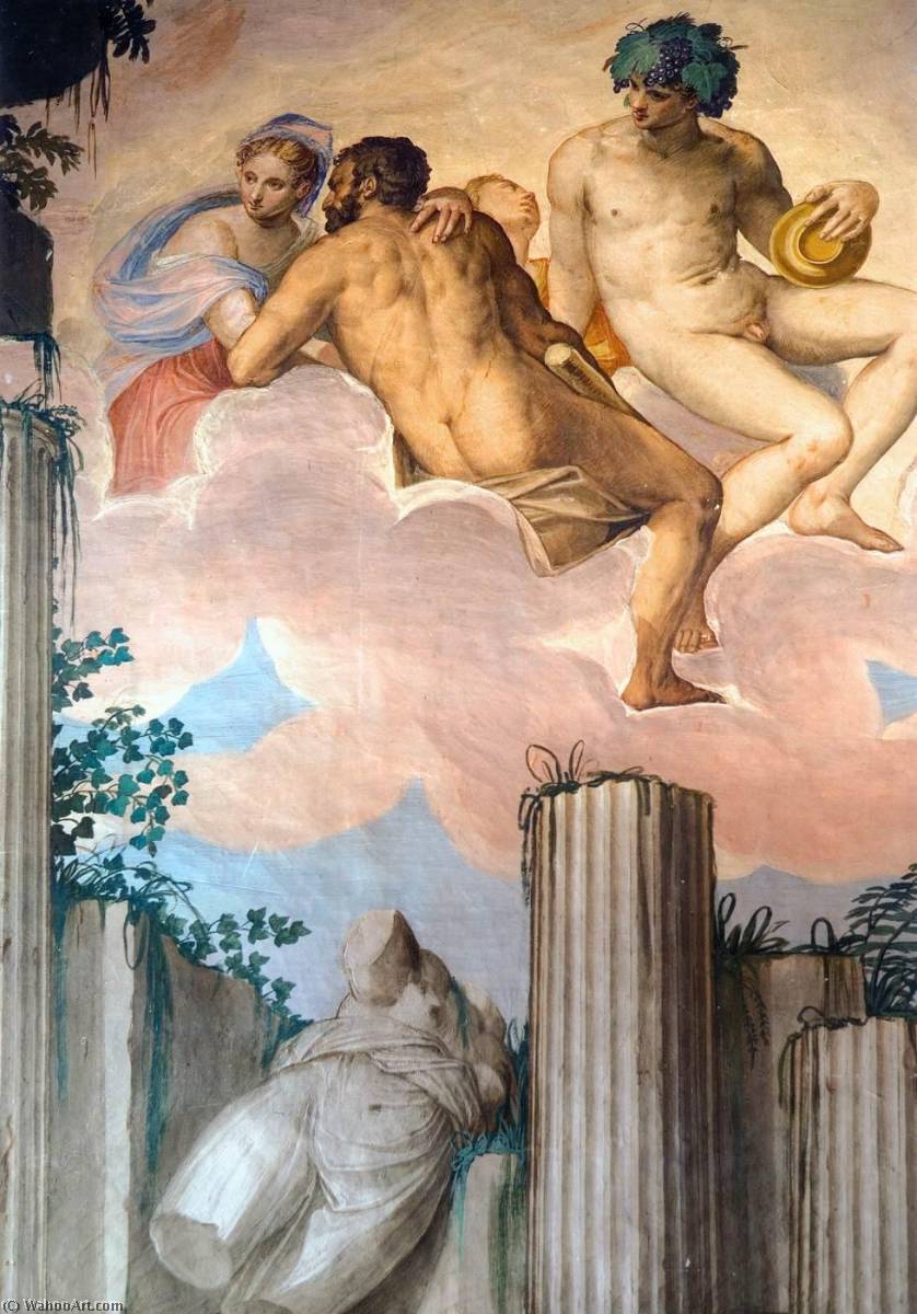 Frescoes In The Hall Of Olympus (detail) — Givanni Battista Zelotti
