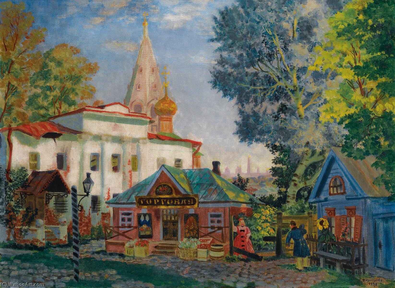 In The Provinces — Boris Michailowitsch Kustodijew
