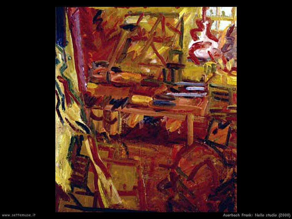 In The Studio — Frank Helmuth Auerbach