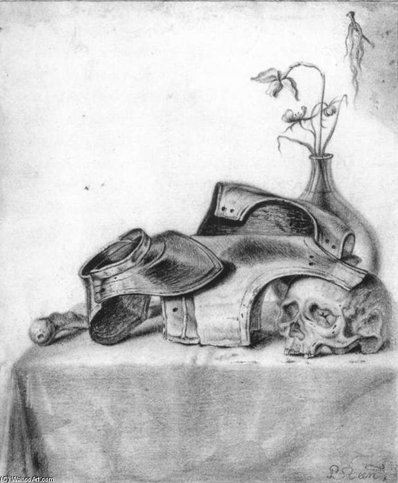Vanitas Still-life With Gorget And Cuirass — Pieter Steenwijck