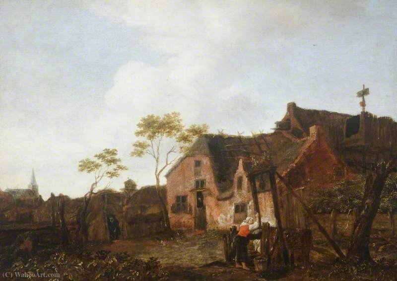 Woman At A Village Well — Emanuel Murant