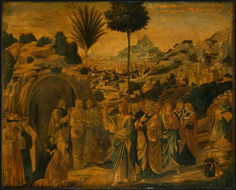 The Raising Of Lazarus — Benozzo Gozzoli