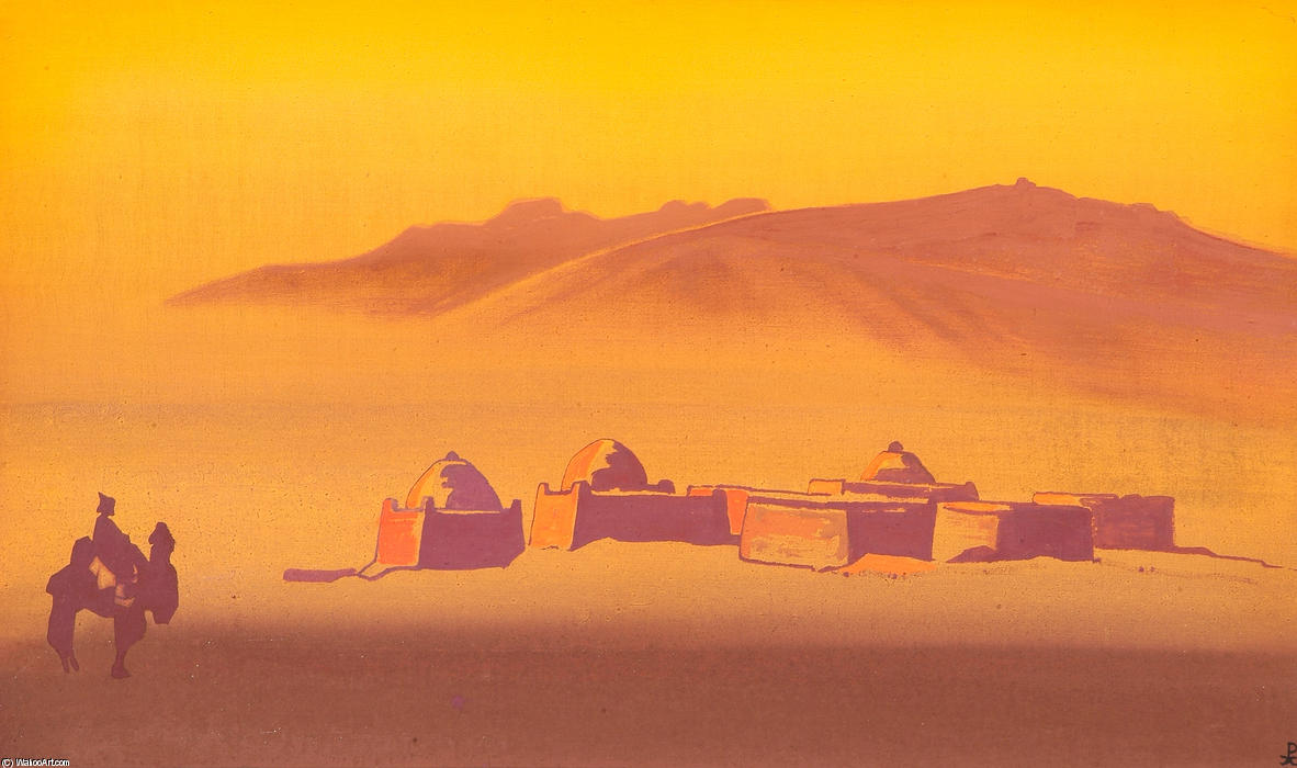 Karakirghizes — Nicolás Roerich