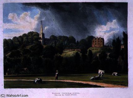 Harrow Church And School From Near The Cricket — Уильям Уэстолл