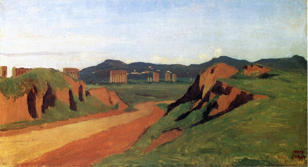 Aqueducts In The Roman Campagna — Jean-baptiste-camille Corot