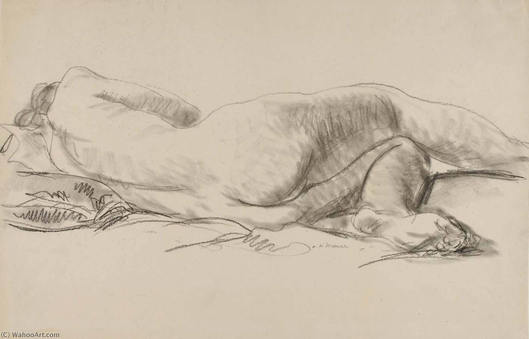 Reclining Nude — Alfred Henry Maurer
