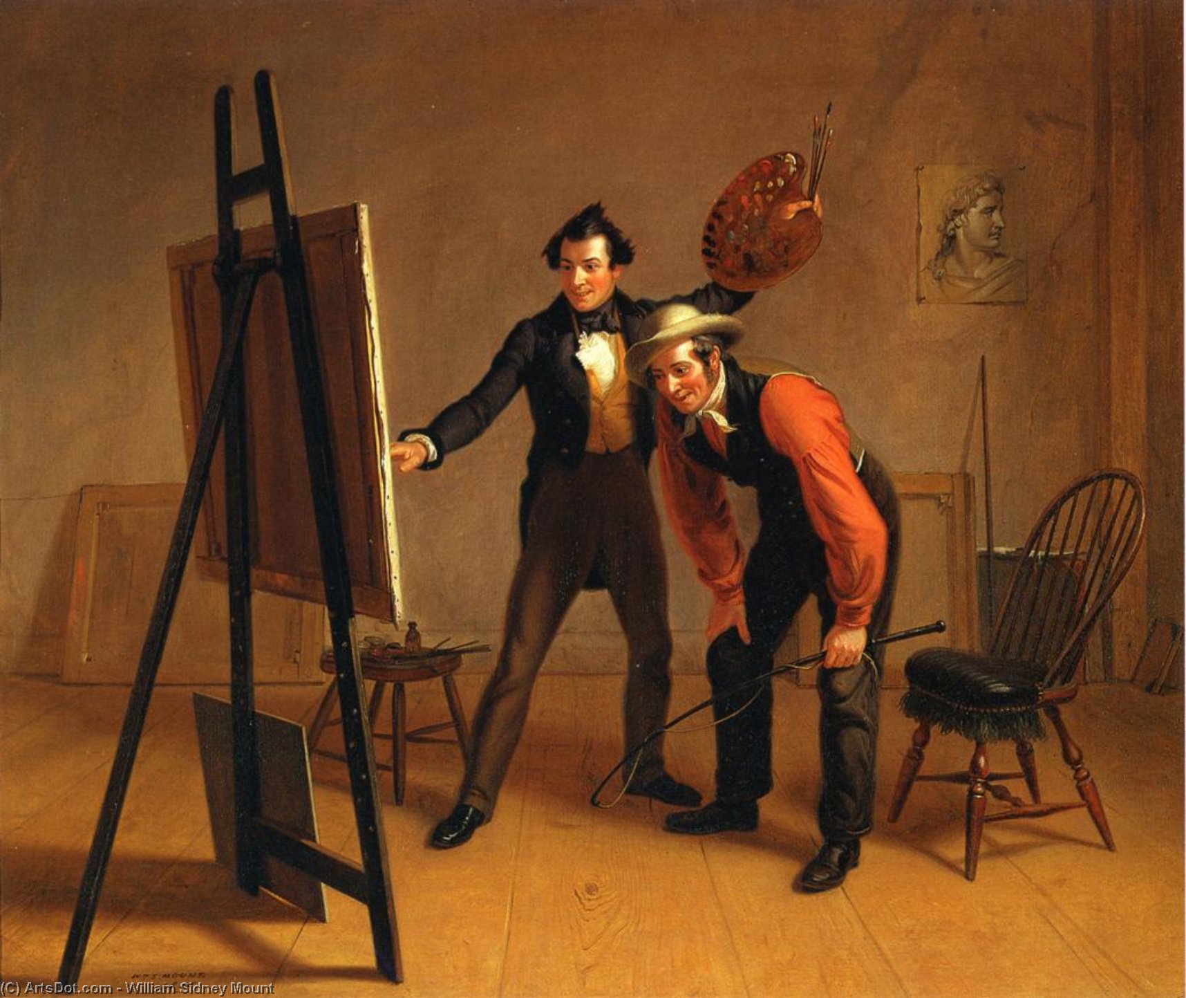 The Painter's Triuimph (also Known As Artist Showing His Own Work) — William Sidney Mount