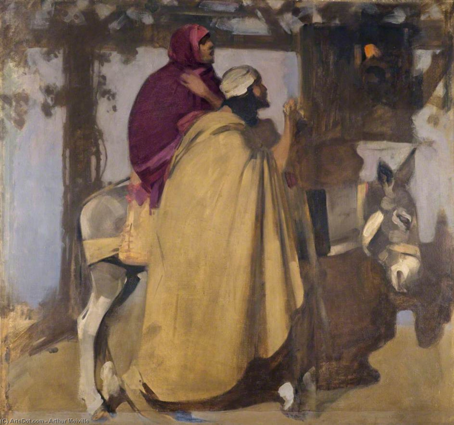 Christmas Eve - 'and There Was No Room For Them In The Inn' — Arthur Melville