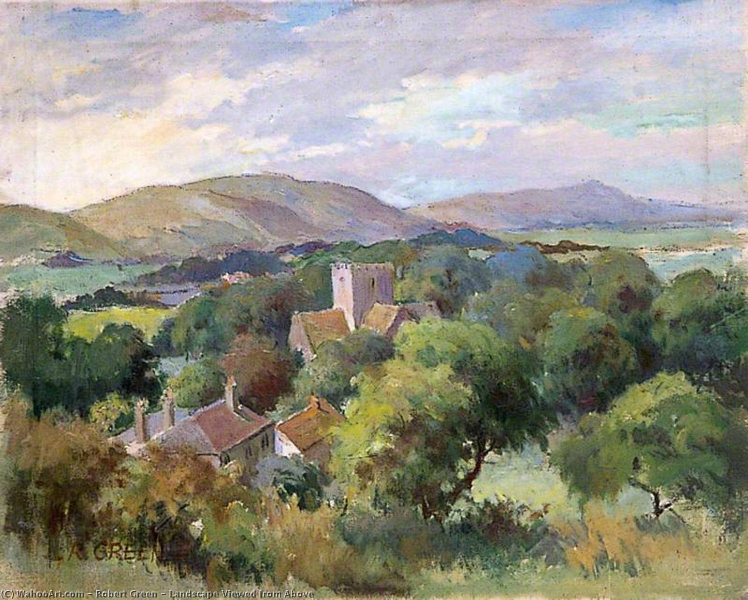 Landscape Viewed From Above — Robert Green