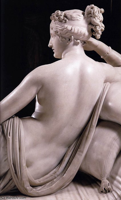 Paolina Borghese As Venus Victrix (detail) — Antonio Canova