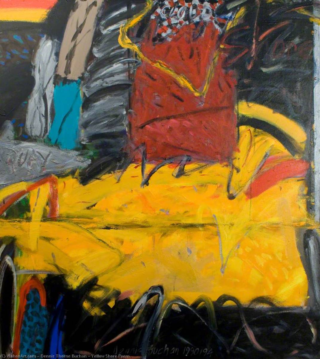 Yellow Shore Poem — Dennis Thorne Buchan