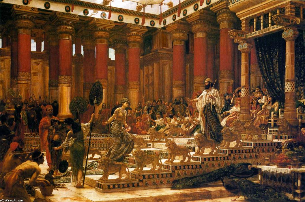The Visit Of The Queen Of Sheba To King Solomon — Sir Edward John Poynter