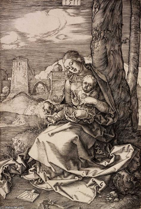 Mary With A Pear — Альбрехт Дюрер