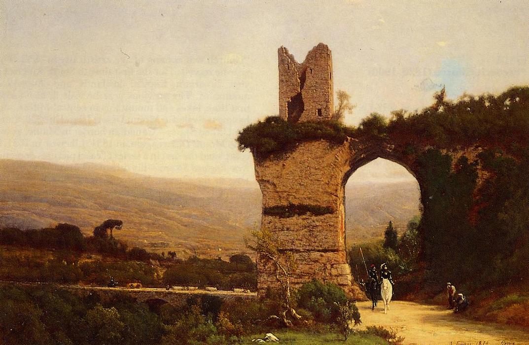 The Commencement Of The Galleria (also Known As Rome, The Appian Way) — George Innes