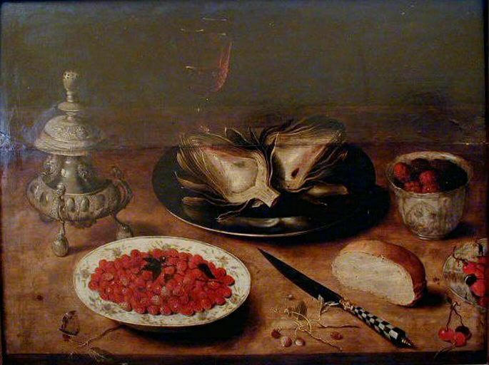 Nature Morte À L'artichaut — Osias Beert The Elder