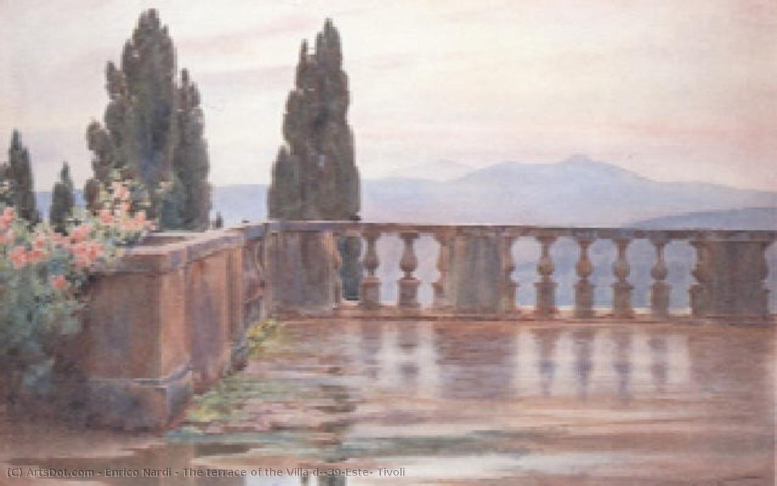 The Terrace Of The Villa D'este, Tivoli — Enrico Nardi