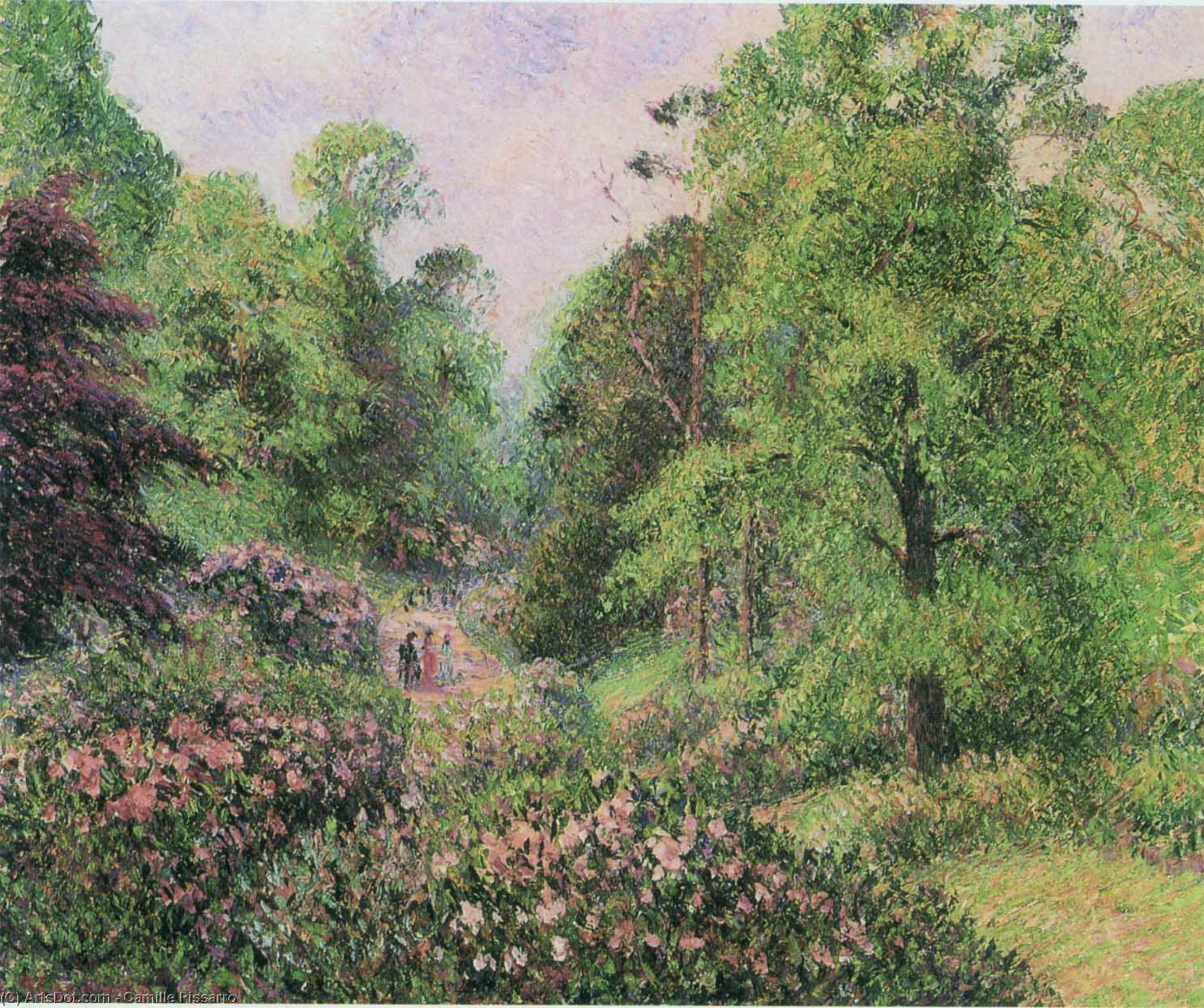 The Rhododendrons At Kew — Camille Pissarro