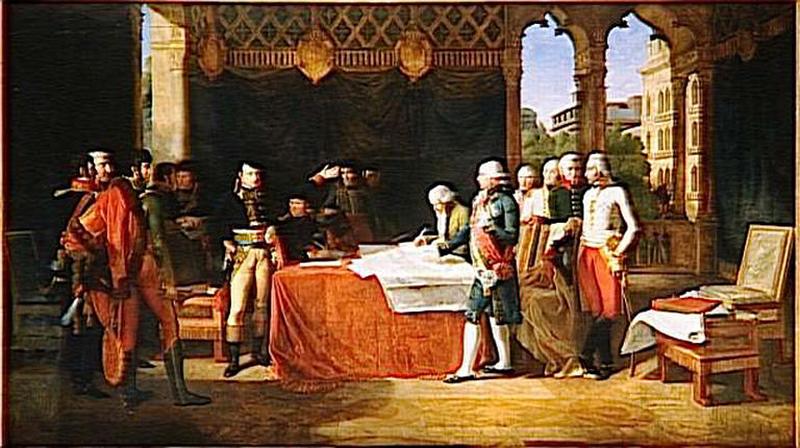 Preliminaires De La Paix Signes A Leoben.17 Avril 1797 — Guillon Guillaume (lethiere)