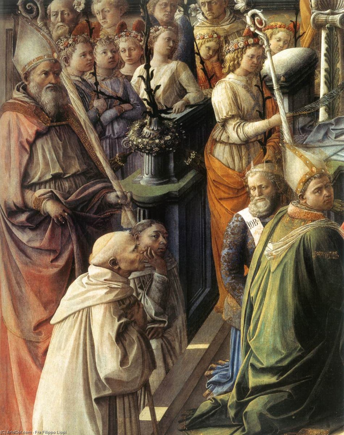 Coronation Of The Virgin (detail) (16) — Filippo Di Tommaso Lippi