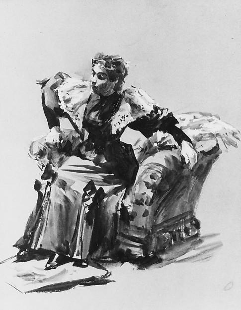 Seated Woman — Joseph Christian Leyendecker