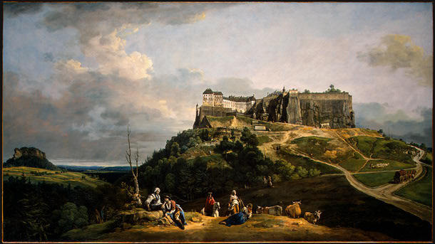 The Fortress Of Königstein — Bernardo Bellotto
