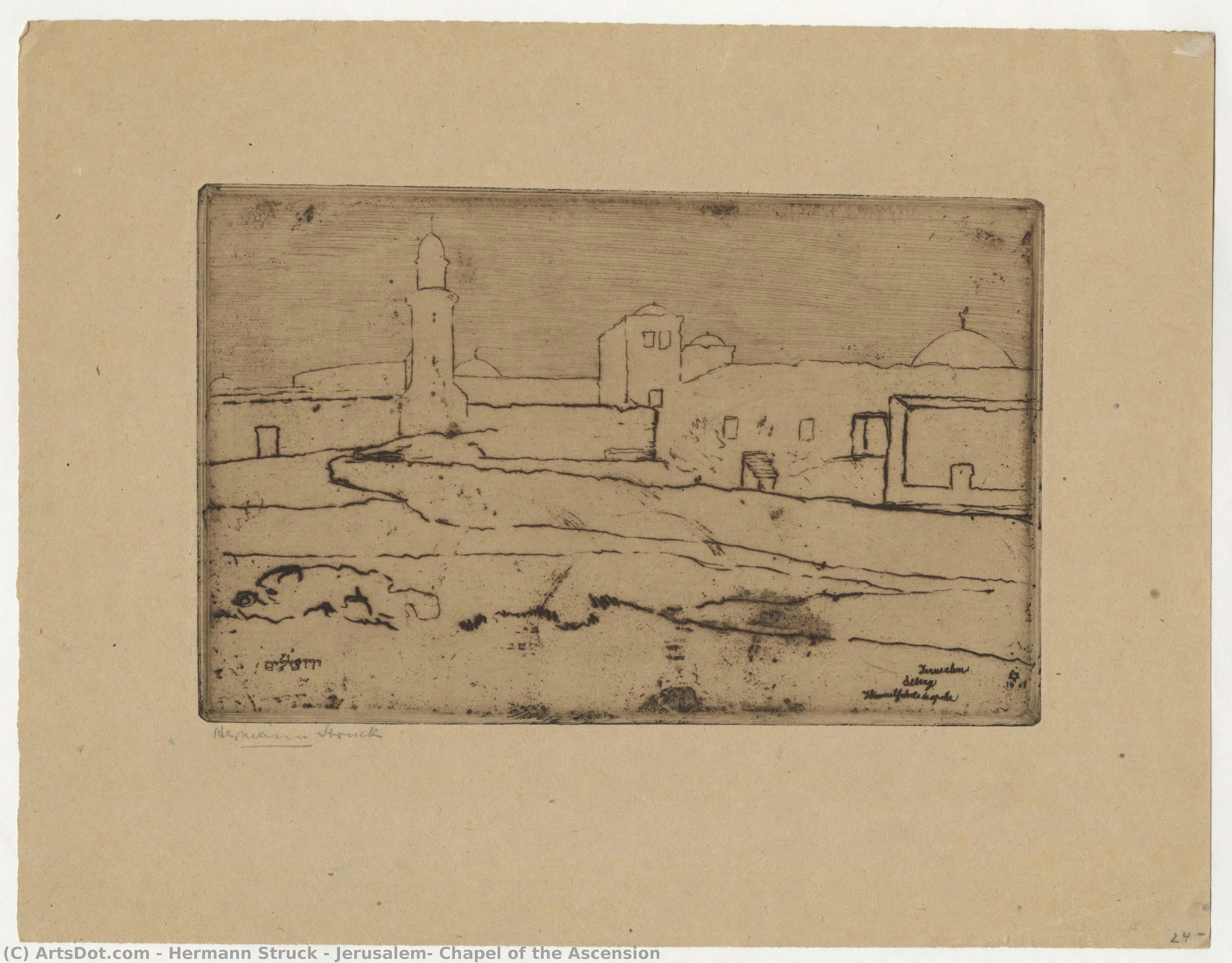 Jerusalem, Chapel Of The Ascension — Hermann Struck