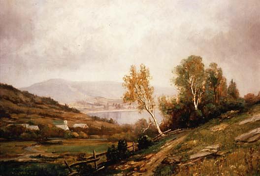 Seneca Lake, New York, (painting) — Frank Harold Hayward