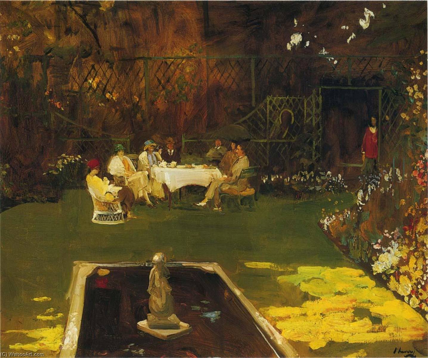 The Garden At Ardilea — Sir John Lavery