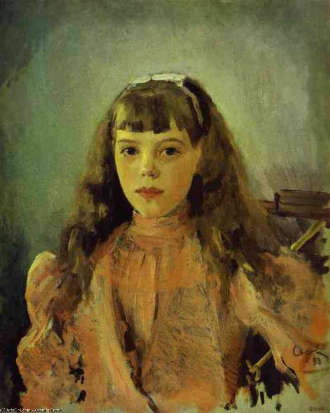 Portrait Of Grand Duchess Olga Alexandrovna — Valentin Alexandrovich Serov