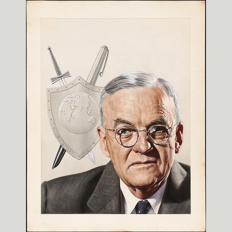 John Foster Dulles — Boris Chaliapin